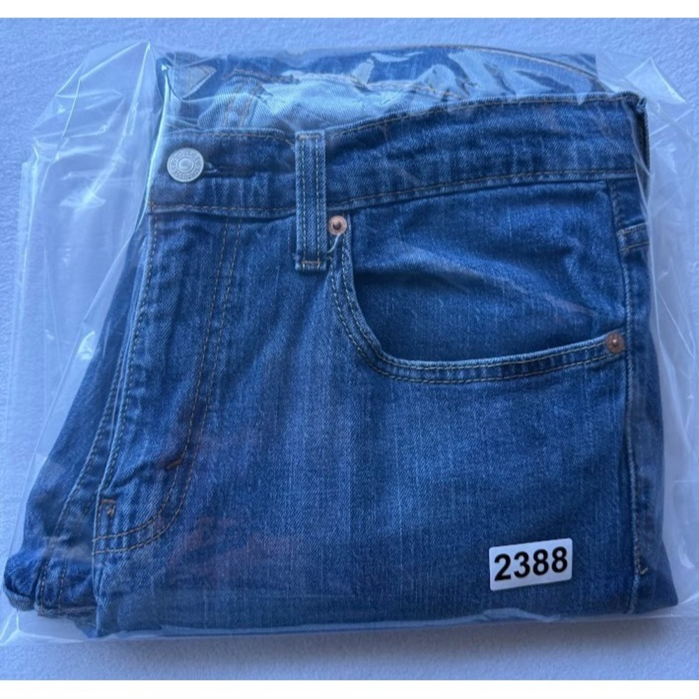 Levi's 559 Jeans Men 32X30 Blue Demin Relaxed‎ Fit Straight Leg Cowboy - Picture 15 of 15